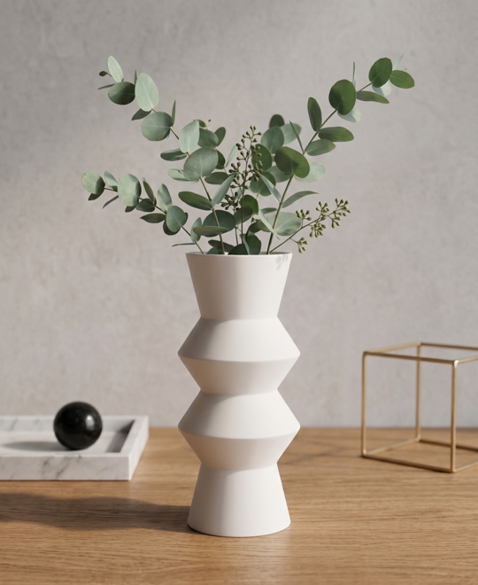 FLORERO LOTO BLANCO